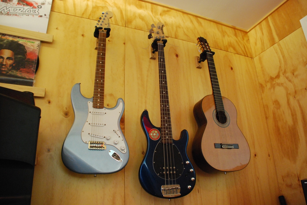 Some guitars.